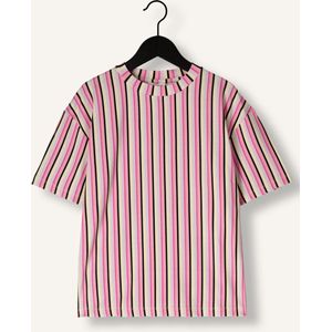 Salty Stitch Salty Stripes Tee Tops & T-shirts Meisjes - Shirt - Multi - Maat 152