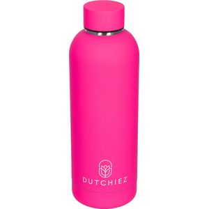 Dutchiez - Drinkfles - Thermosfles - RVS - 500 ml - Candy Pink