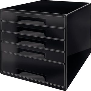 Leitz Desk cube - 5 laden - Zwart