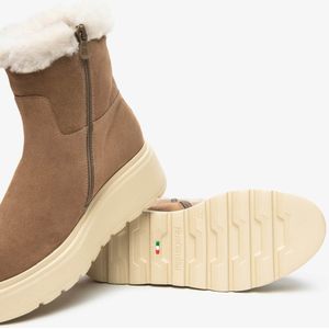 Laarzen Nerogiardini Velours Eva Gorga Crème + Ba - Streetwear - Vrouwen