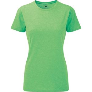 Russell Dames Slim Fit Langer Lengte Korte Mouwen T-Shirt (Groene mergel)