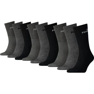 PACK van 9 Puma sportsokken, tennissokken, crew tennissokken, unisex voor heren en dames