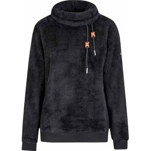 BJØRNSON Ilmi Coral Fleece Pullover Dames 4 seizoenen - Zacht - Maat 46 - Zwart