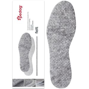 Pedag Felt | Antislip inlegzolen | Comfort voor rubberen laarzen | Maat: 45