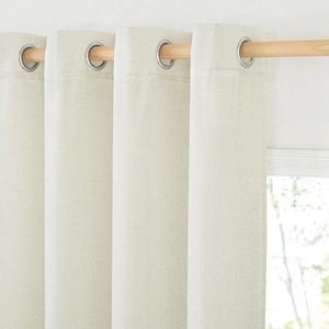 Curtains living room curtains set of 2 - H 200 x W 140 cm curtain transparent white bedroom curtains curtains curtain with eyelets, transparent
