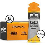 Science in Sport - SiS Go Isotonic Energygel - Energie gel - Isotone Sportgel - Tropical Smaak - 6 x 60ml