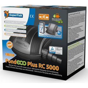 SuperFish Pond Eco Plus RC 5000 - Vijverpomp - Filterpomp - Incl. afstandbediening