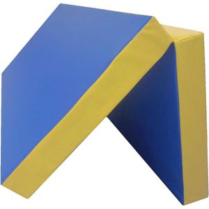 Inklapbare Gymnastiek- en Yogamat - Zachte Vloermat voor Kinderen en Volwassenen - Antislip en Afwasbaar - 100 x 100 cm - 8 cm Hoogte