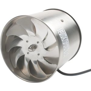 Afzuigventilator 6 inch - Hoge Snelheid Luchtextractor voor Badkamer, Keuken en Toilet