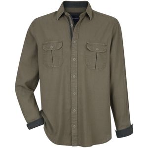 Babista - MILANVERZI - Overhemd - Olijf - Casual Vrijetijdsstijl