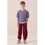 Sissy-Boy - Donkerrode Sweatpants - Artwork - Regular Waist - Oversized Fit