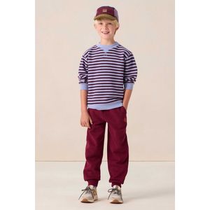 Sissy-Boy - Donkerrode Sweatpants - Artwork - Regular Waist - Oversized Fit