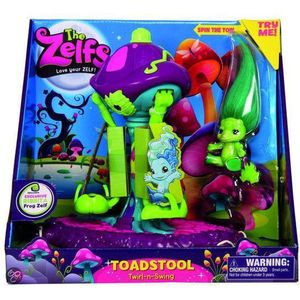 The Zelfs Toadstool - Twirl 'n swing - paddenstoel speelset met zweefmolen