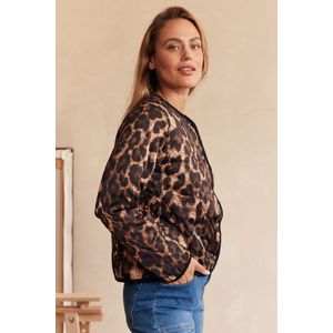 LolaLiza Jas V Wowfelina 09100965 Black/camel Dames Maat - L