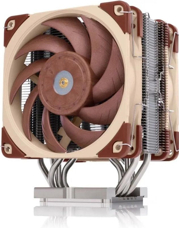 Noctua NH-U12S DX-4677 - Koeler voor processor 57.3 cfm - 450 - 2000 omw/min. - 8 - 22.6 dBA - voor Intel LGA 4677 - 4-pins PMW - aluminium - bruin