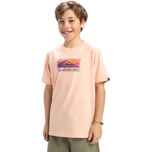 Quiksilver - Ev Gradient Box - T-shirt - Oranje - Korte Mouwen - Jongens 8-16 jaar