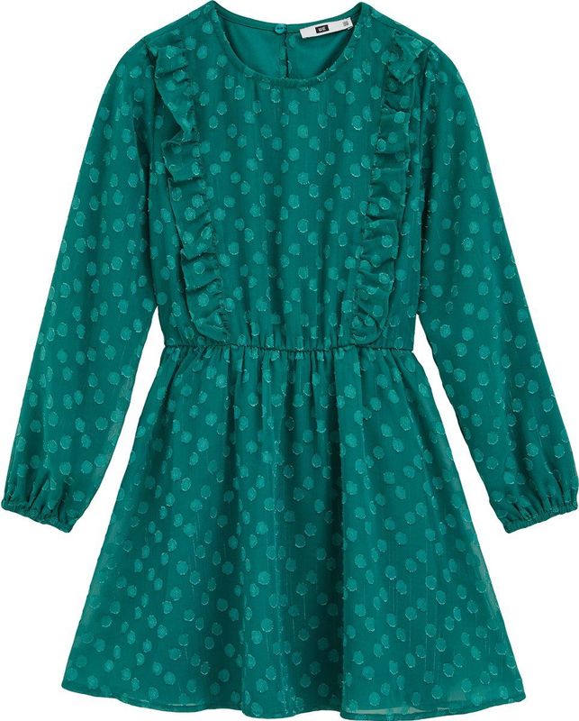WE Fashion Meisjes jurk met structuur