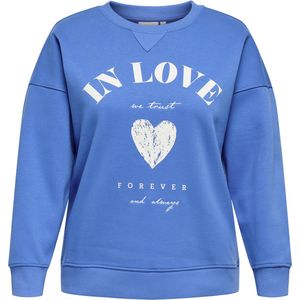 ONLY CARMAKOMA - CARSOFIA WORD O-NECK SWT JRS - Dames - Sweaters