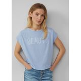 T-shirt - Zacht Jersey - Casual Stijl - Trendy Print - Ronde Hals