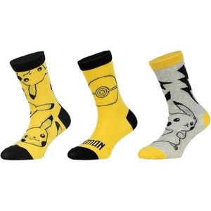 Pokémon- sokken Pokemon - 3 paar - jongens - maat 23/26