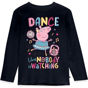 Peppa Pig Dancing Queen Premium T-Shirt Kinderen Met Lange Mouwen