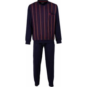 Paul Hopkins Heren Pyjama - 100% Katoen - V Hals - Rood - Maat S