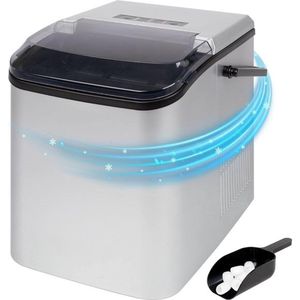 Ijsblokjesmachine - Ijsmachine - Ijsblokjes - Ijsblokjes machine - Klaar binnen 10 minuten - 1,5 liter watertank