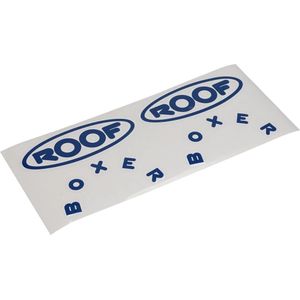 Roof Boxer Alpha helm stickers - Blauw