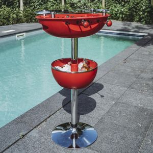 Icytable - Bartafel - Statafel - Tafelvoetbal - Bar Statafel - Rood