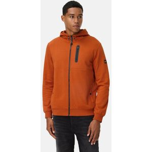 camel active - Sweatjack - Kaneel - Met Capuchon