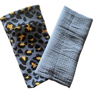 Set Patty Grey | Plopdoek | Curly Girl pakket | Hydrofieldoek | CG methode | Curly Girl | Handgemaakt | Curly Girl producten | CG haar producten | Krullend haar producten