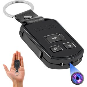 Spionagecamera sleutelhanger - 1080p HD bewakingscamera - draagbaar - nachtzicht infrarood - mini - verborgen - bewegingsdetectie