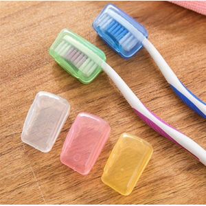 Tandenborstel kapje - Tandenborstel beschermer - 5 stuks - borstel bescherming - opberg doosje - koker - protector - plastic kapje