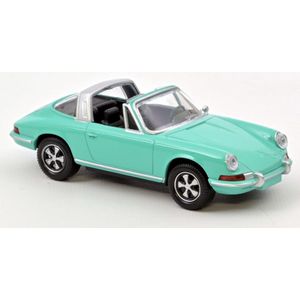 Porsche 911 Targa (Turquoise) (10 cm) 1/43 Norev [Modelauto - Schaalmodel - Miniatuurauto]