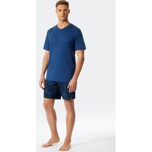 Schiesser – Fine Interlock  – Pyjama – 176690 – Blue - 60