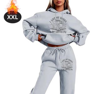 Bovista Joggingpak - Huispak - Volwassenen - Trainingspak - Comfortabel - Joggingsbroek - Tracksuit - Dames - Winter - Lichtgrijs - S