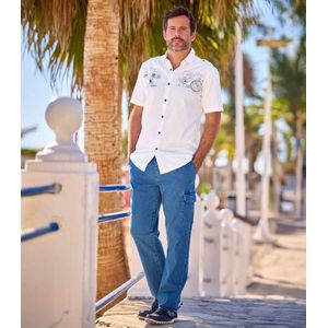 ATLAS FOR MEN - Pilotenoverhemd Sunset Tropic - Heren - Verkrijgbaar in grote maten - XL