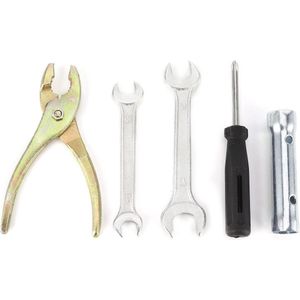 Motorreparatiegereedschapsset - Moersleutel, bougiedop, schroevendraaier Motorfietsreparatiegereedschap