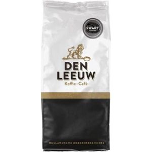 Den Leeuw Koffie -Swart - Koffiebonen -  1 kg - Krachtige - Hollandse Smaak.