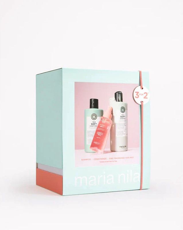 Maria Nila - True Soft Beauty Box 2025 - Set - 350ml Shampoo - 300ml Conditioner - 100ml Haarmist