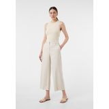 comma - Broek - Linnenmix - Wijde Pijpen - Middelhoge Tailleband