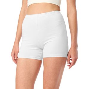 Merry Style MS-MS10-283-LE Dames Leggings - Sport - Vrijetijdsbroek - Kort - Viscose - Sporbroek - Yogabroek - Wit - XXL