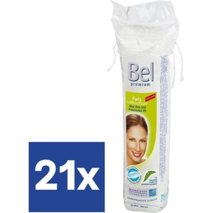 Bel Premium Wattenschijfjes (Voordeelverpakking) - 21 x 75 stuks