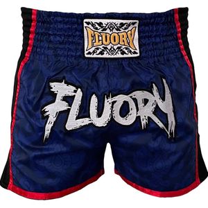 Fluory Muay Thai Short Kunlun Fights Blauw - M