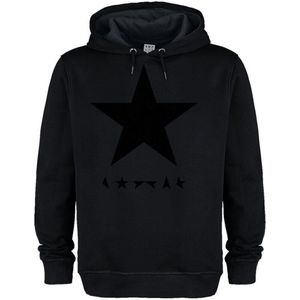 David Bowie Amplified Collection - Black Star Heren Trui met capuchon - zwart - S