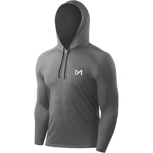 Heren Hooded Sweatshirt - Functioneel Sportshirt voor Fitness en Hardlopen