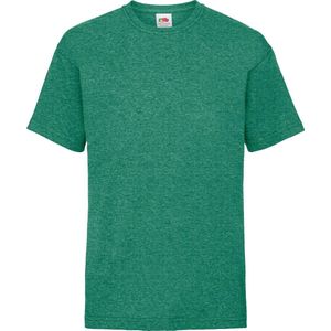 Fruit Of The Loom - Valueweight T-shirt - Wit - Kinder Unisex - Korte Mouwen - Pakket van 2