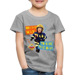 Brandweerman Sam™ Onderweg Om De Dag Te Redden Premium T Shirt Kinderen