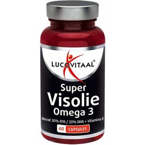 Lucovitaal - Super Visolie Omega 3 - 250 Capsules - Omega 3 Vetzuur - Vitamine E