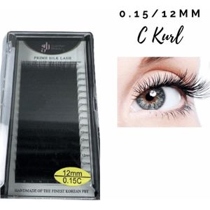 Guardian Beauty Prime Silk Lashes 12mm 0.15 C-krul | Wimpers Extensions | Eyelashes | Wimpers | Wimperextensions